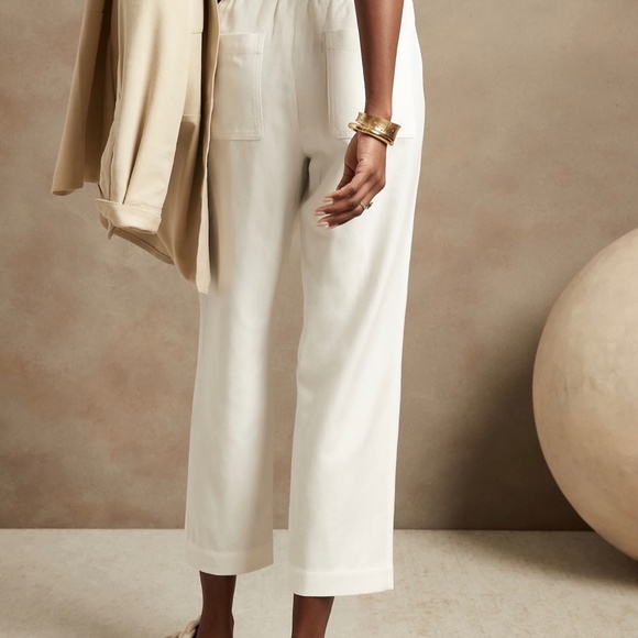 Banana Republic Linen Crop, Small Tall - Picture 2 of 3